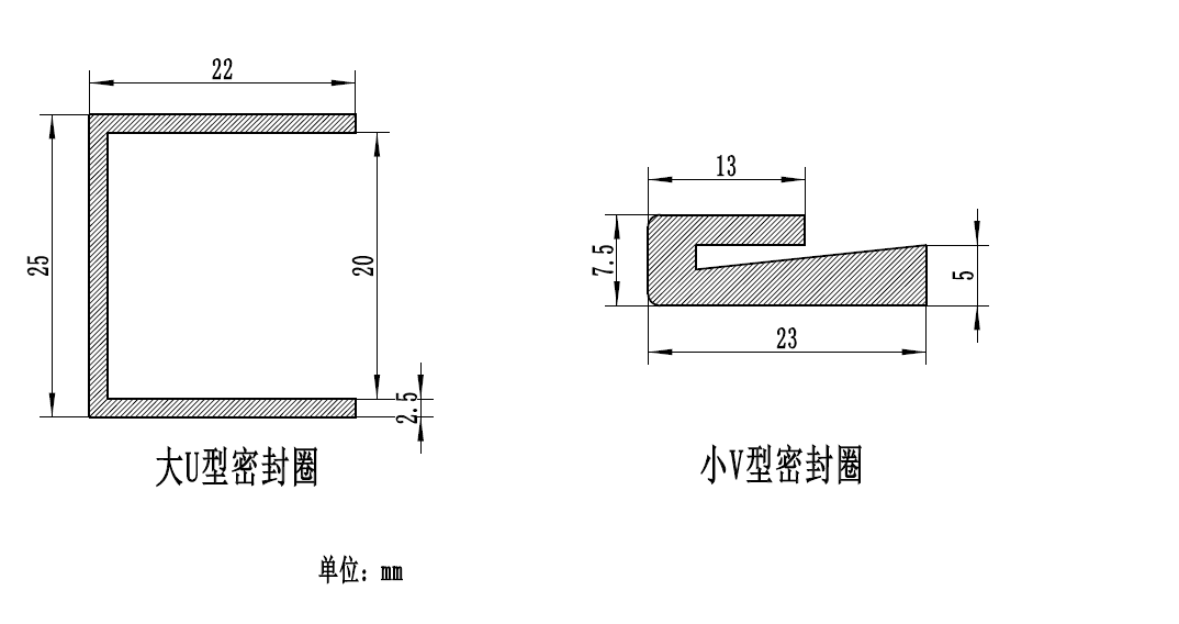 密封件技術參數